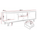 Έπιπλο τηλεόρασης Siena-Leuko