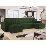 Γωνιακός καναπές Karla U-Prasino