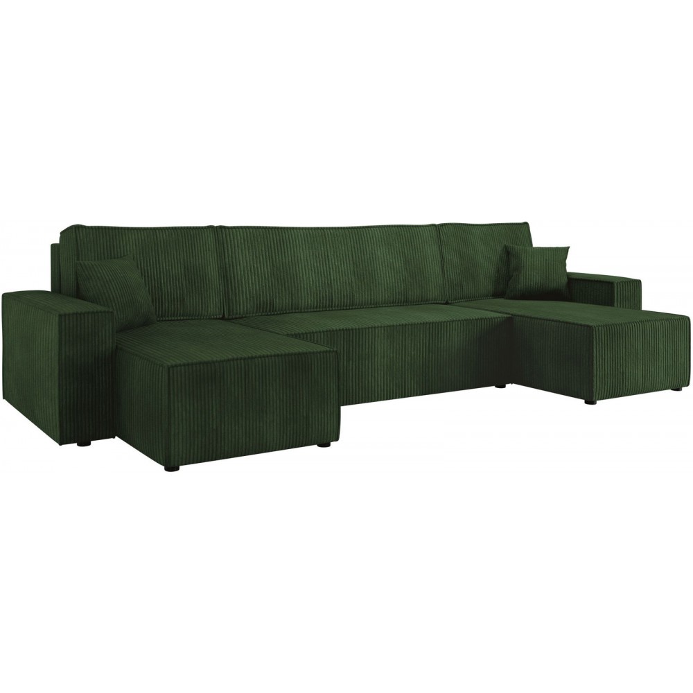 Γωνιακός καναπές Karla U-Prasino