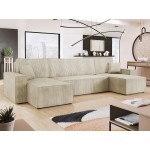 Γωνιακός καναπές Karla U-Ekrou