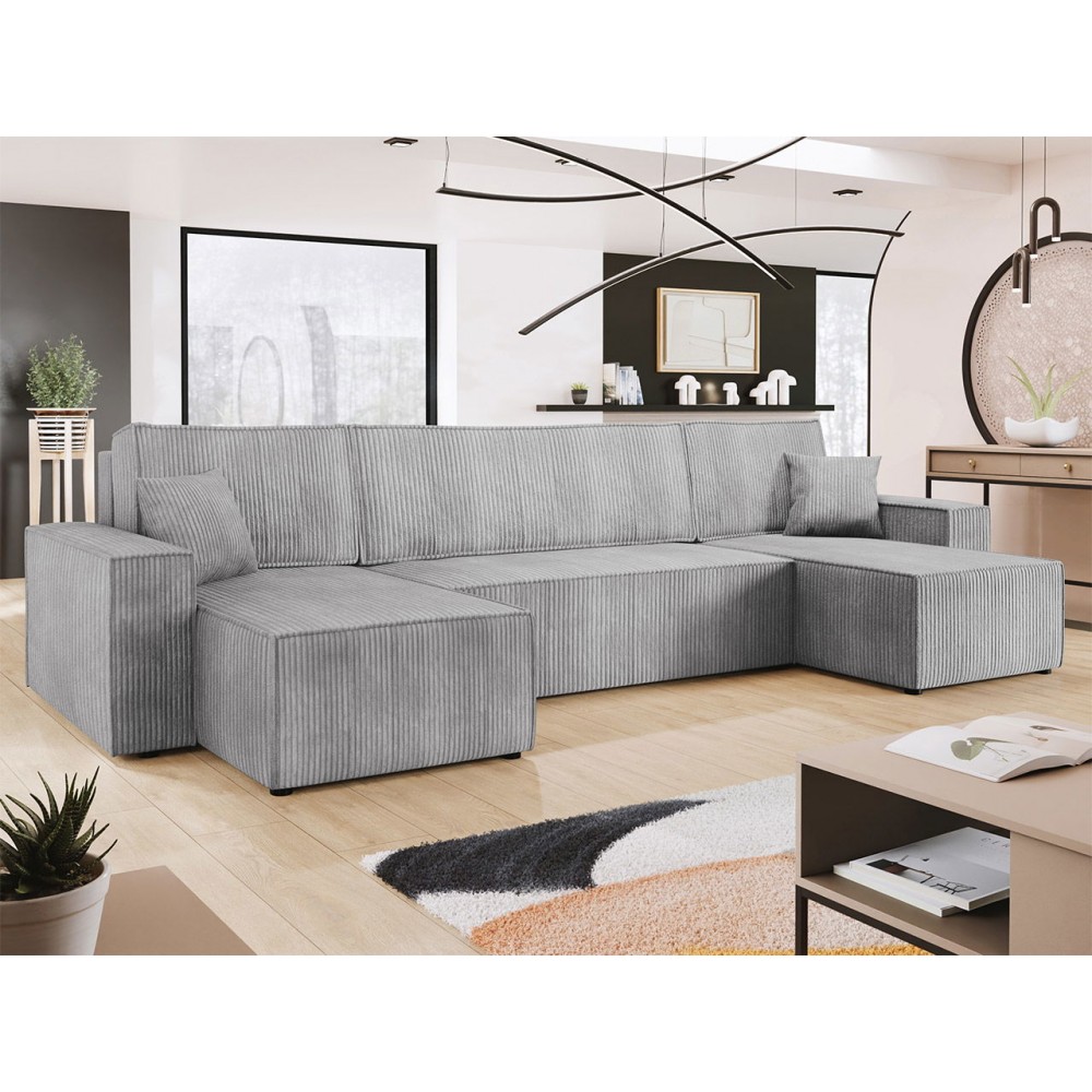 Γωνιακός καναπές Karla U-Gkri Anoixto