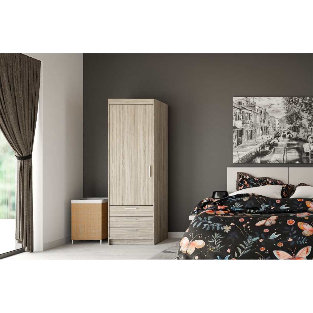 Ντουλάπα Ester 1D3S-Sonoma Oak