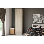 Ντουλάπα Ester 1D3S-Sonoma Oak