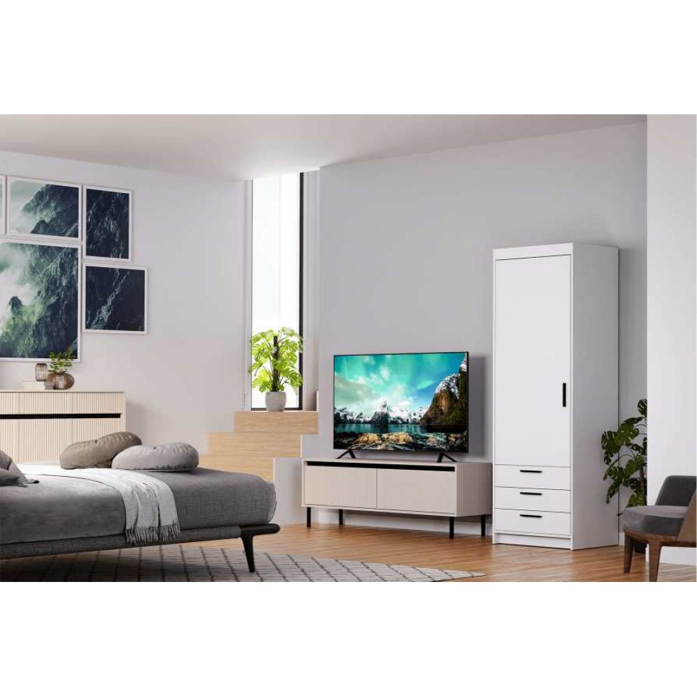 Ντουλάπα Ester 1D3S 59.9x53x190.5
