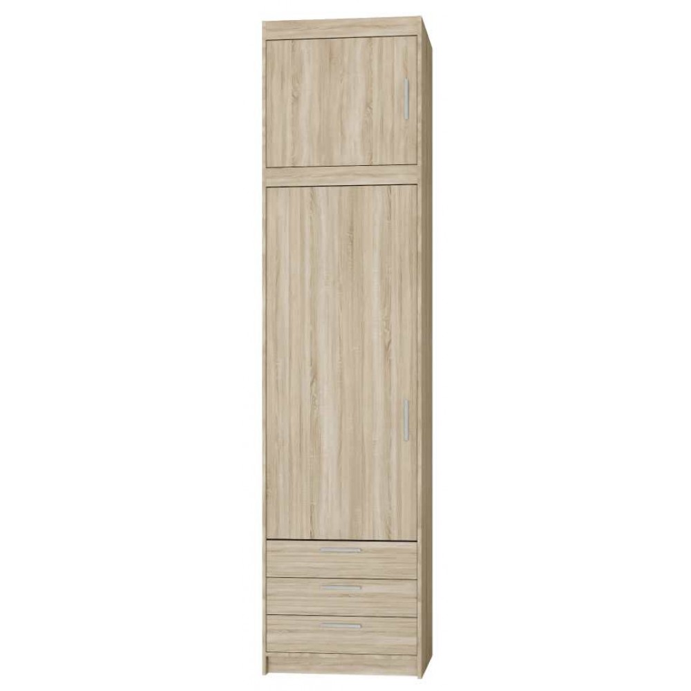 Ντουλάπα Ester 1D3S 59.9x53x190.5