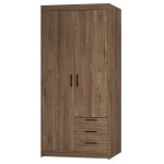 Ντουλάπα Ester 2D3S-Lefkas Oak