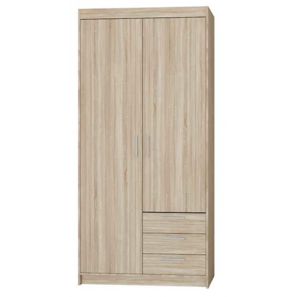 Ντουλάπα Ester 2D3S-Sonoma Oak