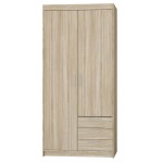 Ντουλάπα Ester 2D3S-Sonoma Oak