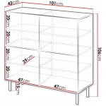 Μπουφές Ψηλός Aruba 4D