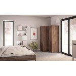 Ντουλάπα Ester γωνιακή-Lefkas Oak