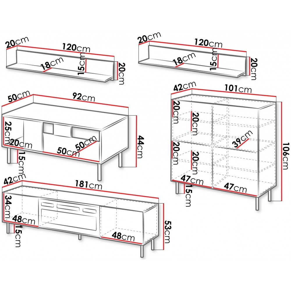 Ντουλάπα Aruba Δίφυλλη
