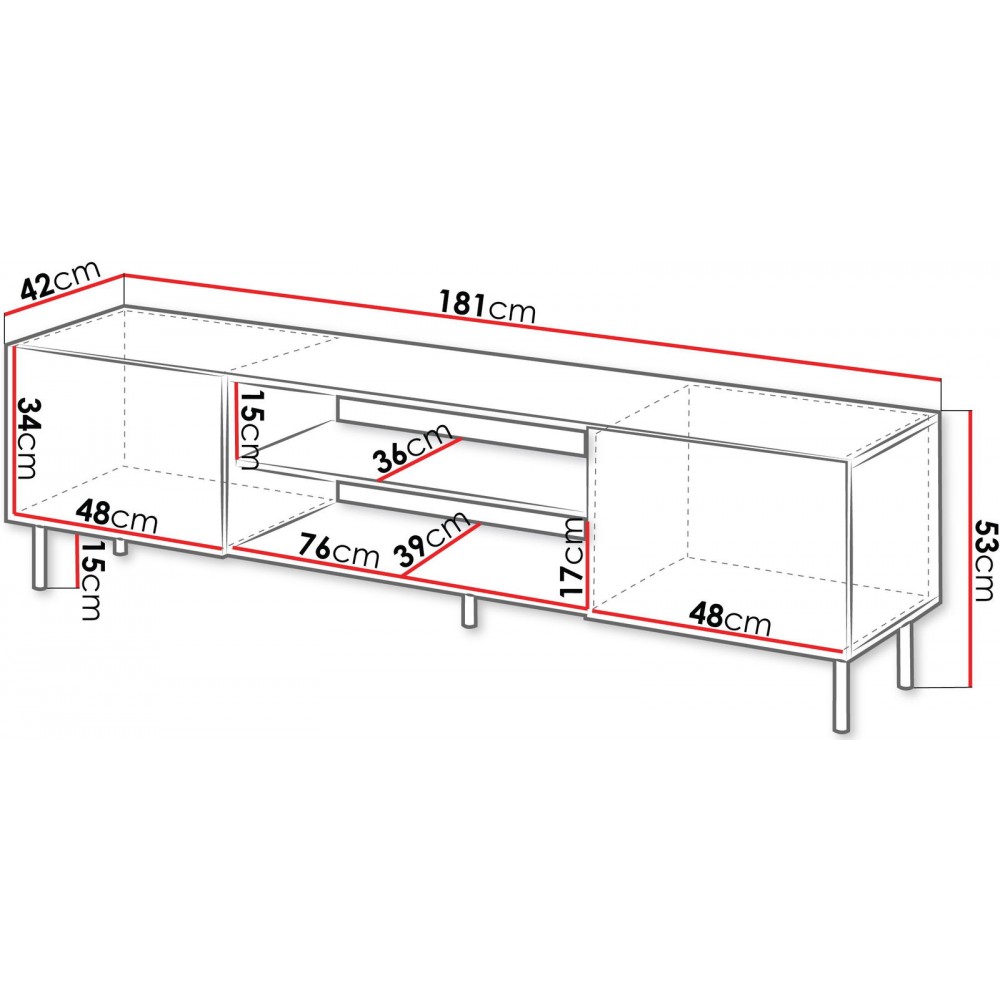 Έπιπλο τηλεόρασης Aruba