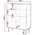 Μπουφές Ψηλός Art Deco 4D