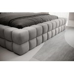 Επενδυμένο κρεβάτι Dagmar-Gkri Anoixto-160 x 200