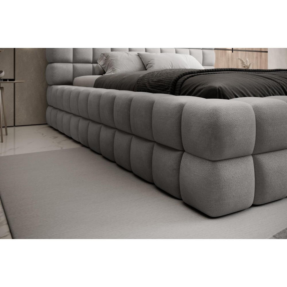 Επενδυμένο κρεβάτι Dagmar-Gkri Anoixto-160 x 200