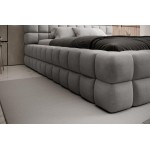 Επενδυμένο κρεβάτι Dagmar-Gkri Anoixto-180 x 200