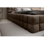 Επενδυμένο κρεβάτι Dagmar-Kafe-180 x 200