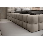 Επενδυμένο κρεβάτι Dagmar-Mpez-160 x 200