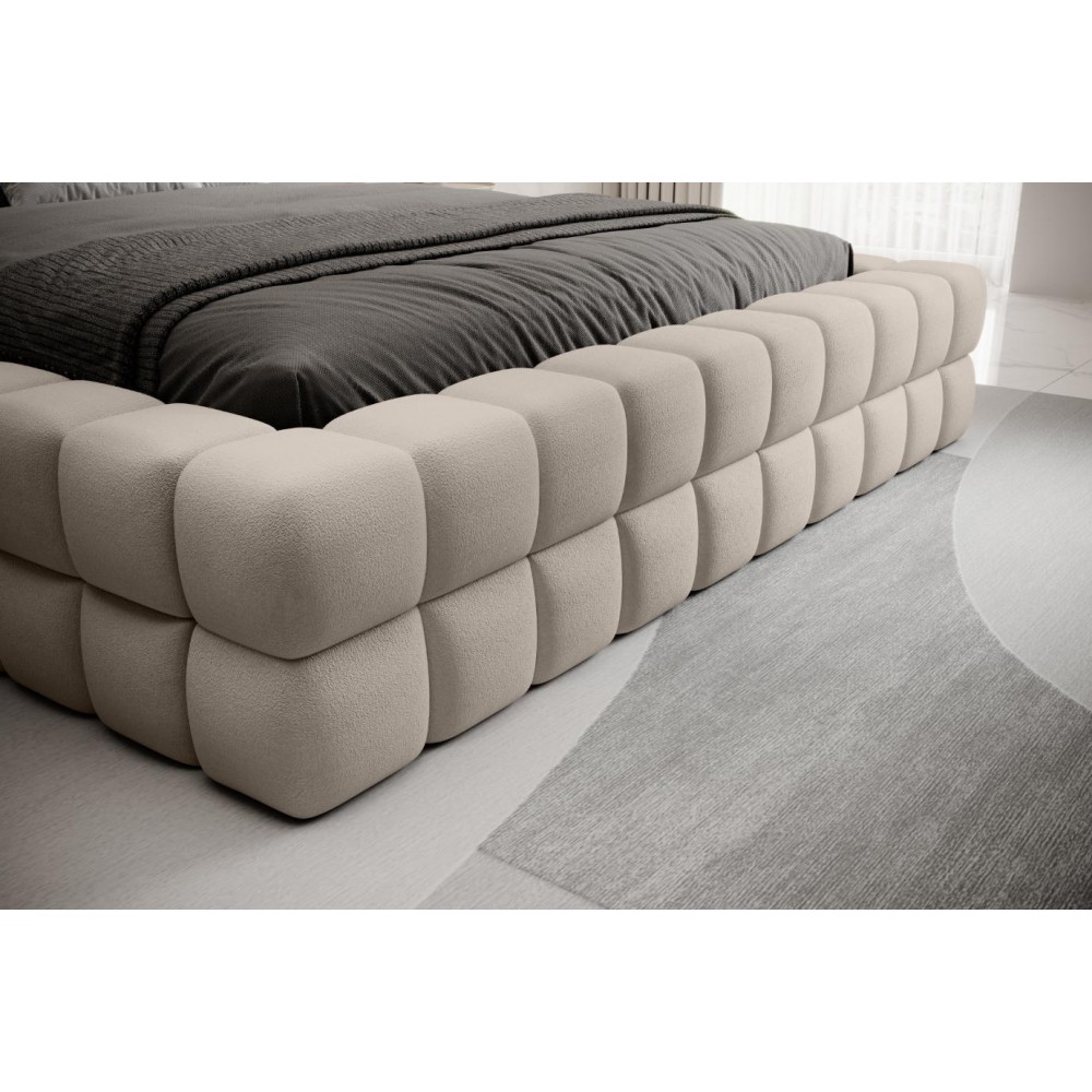 Επενδυμένο κρεβάτι Dagmar-Mpez-180 x 200