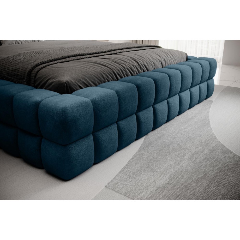 Επενδυμένο κρεβάτι Dagmar-Mple-180 x 200