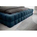 Επενδυμένο κρεβάτι Dagmar-Mple-180 x 200