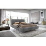 Επενδυμένο κρεβάτι Prallo-Gkri-160 x 200