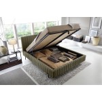 Επενδυμένο κρεβάτι Prallo-Ladi-140 x 200