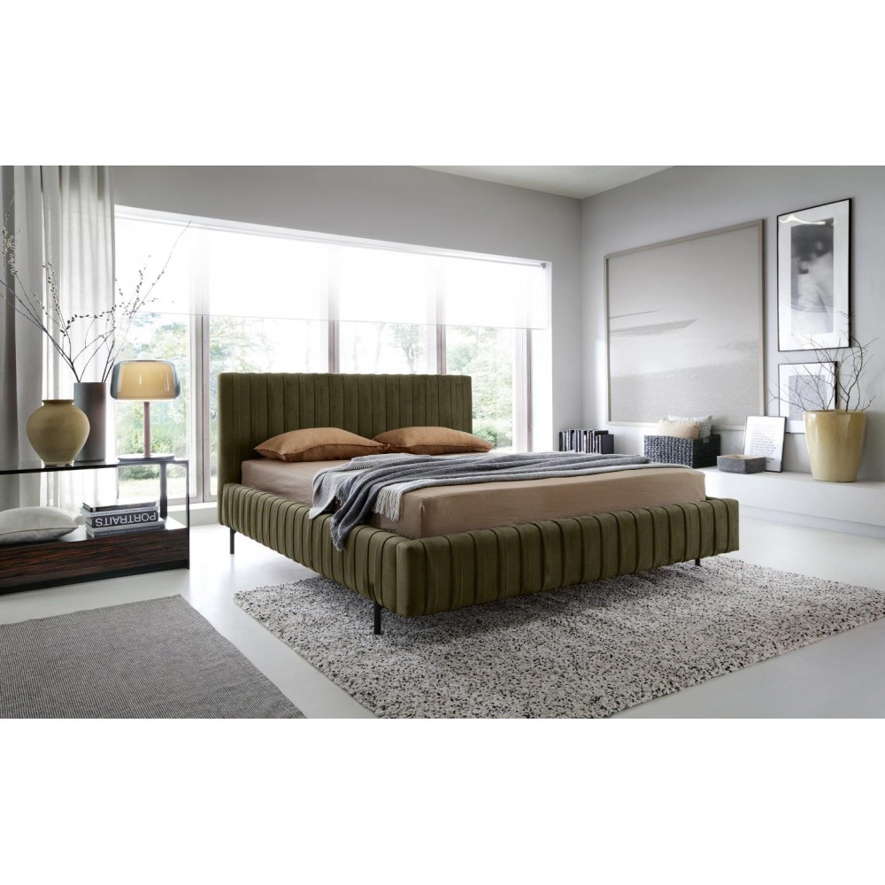 Επενδυμένο κρεβάτι Prallo-Ladi-160 x 200