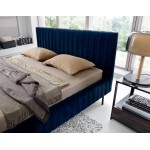 Επενδυμένο κρεβάτι Prallo-Mple-140 x 200