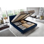 Επενδυμένο κρεβάτι Prallo-Mple-180 x 200