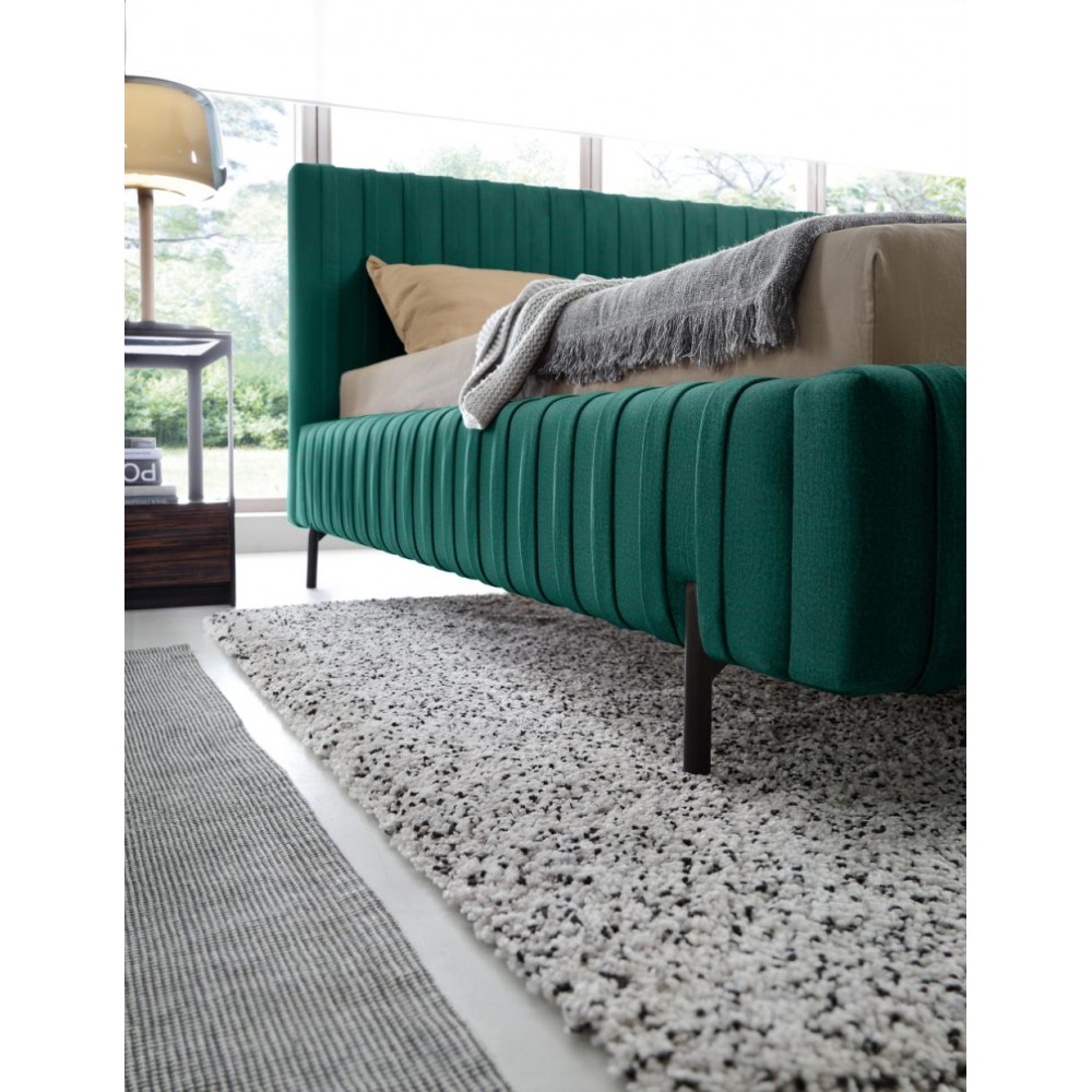 Επενδυμένο κρεβάτι Prallo-Prasino-160 x 200