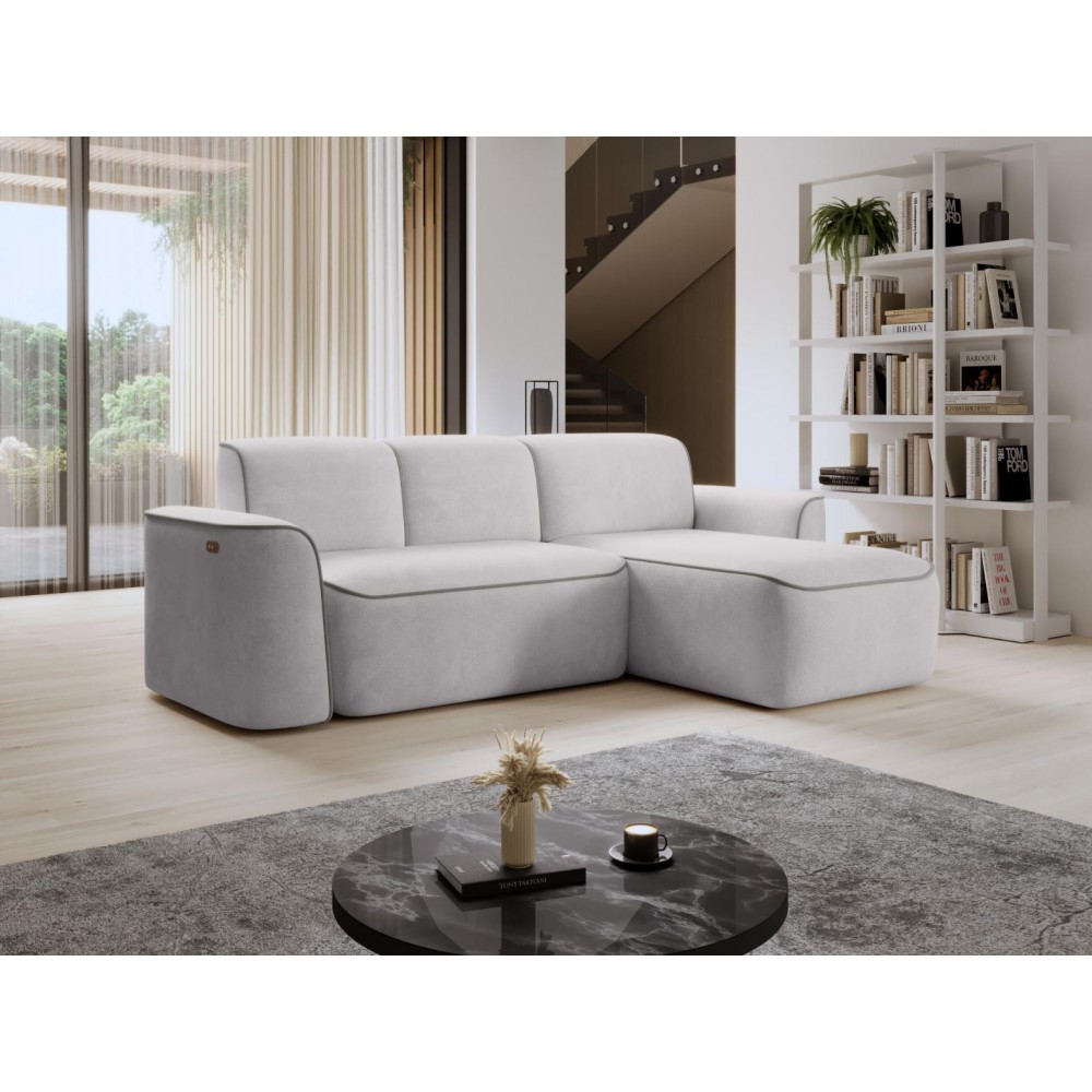 Γωνιακός καναπές Umbert-Gkri Anoixto-Δεξιά