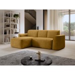 Γωνιακός καναπές Umbert-Moustardi-Αριστερή
