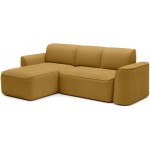 Γωνιακός καναπές Umbert-Moustardi-Αριστερή