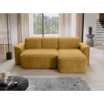 Γωνιακός καναπές Umbert-Moustardi-Δεξιά