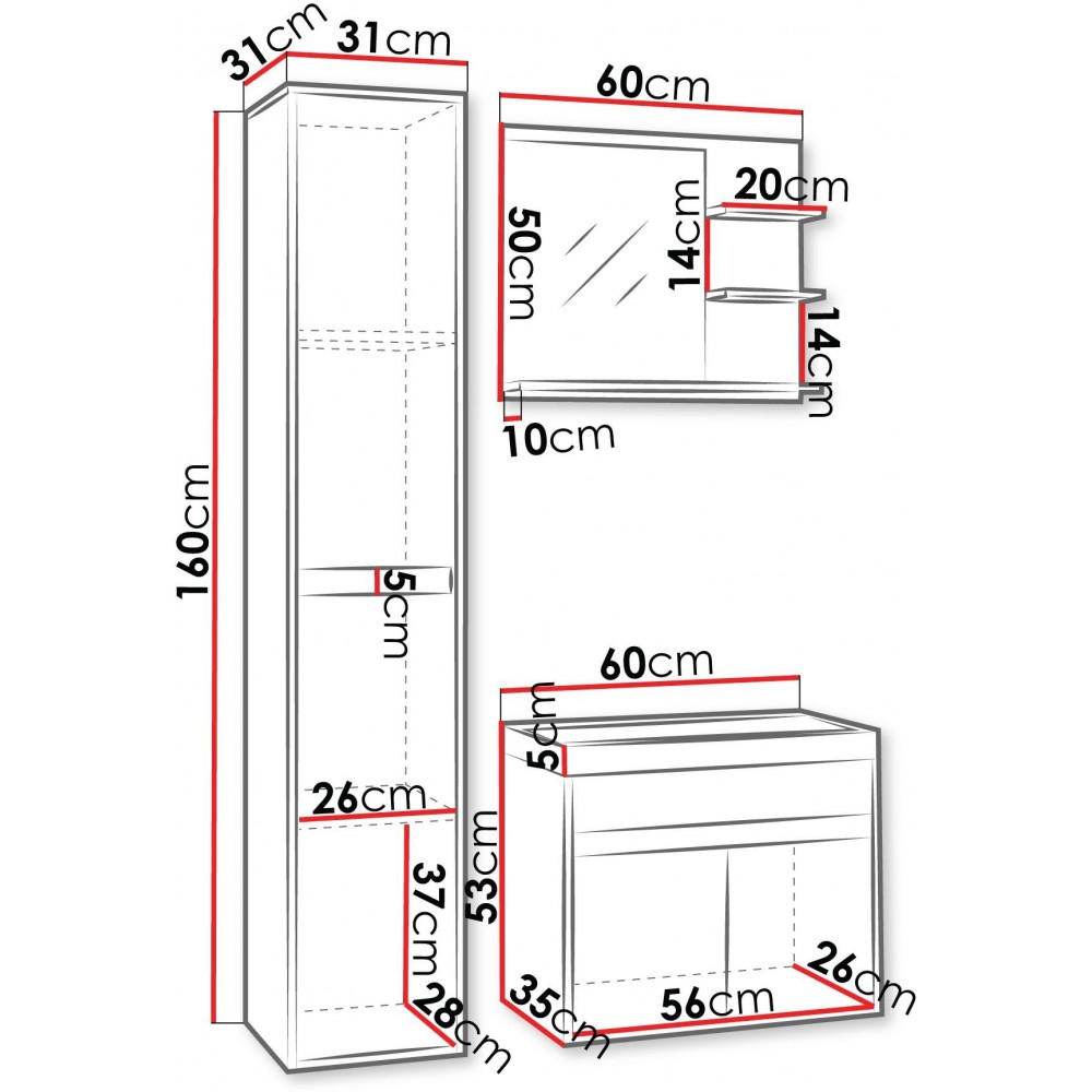 Σετ μπάνιου Cyprus-Kafe Skouro - Mauro