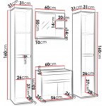 Σετ μπάνιου Cyprus XL-Mauro - Fusiko