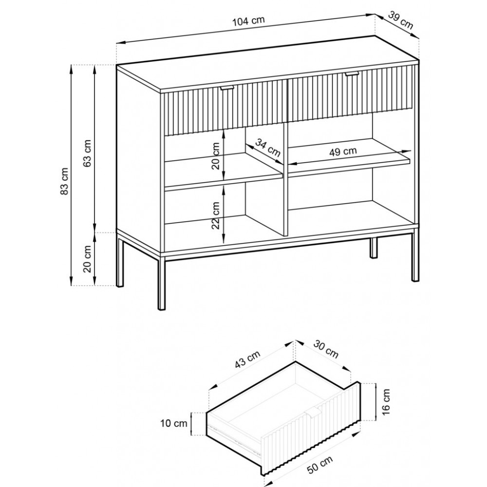 Μπουφές Palermo II-Leuko