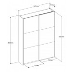 Ντουλάπα Railly συρόμενη