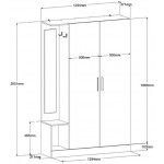 Ντουλάπα Railly δίφυλλη
