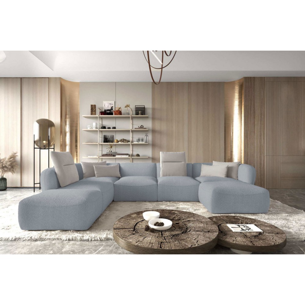 Γωνιακός καναπές Canada XL-Galazio-Αριστερή