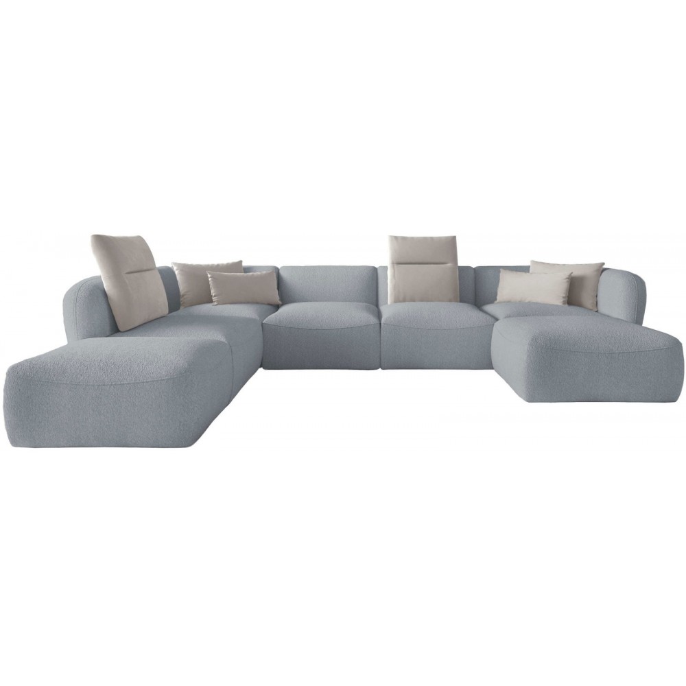 Γωνιακός καναπές Canada XL-Galazio-Αριστερή