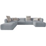 Γωνιακός καναπές Canada XL-Galazio-Αριστερή