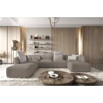 Γωνιακός καναπές Canada XL-Kafe Anoixto-Αριστερή