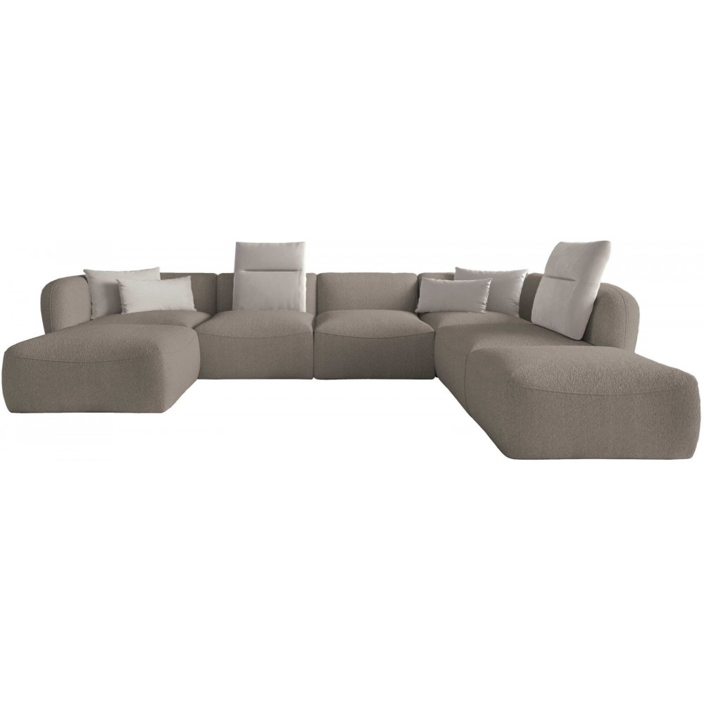 Γωνιακός καναπές Canada XL-Kafe Anoixto-Δεξιά