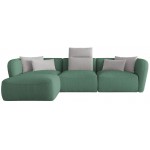 Γωνιακός καναπές Canada Mini-Prasino-Αριστερή