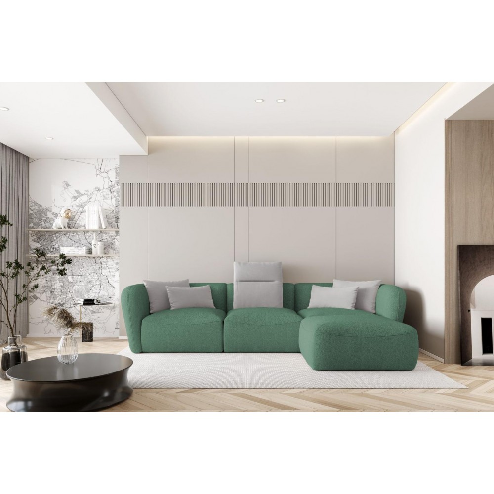 Γωνιακός καναπές Canada Mini-Prasino-Δεξιά