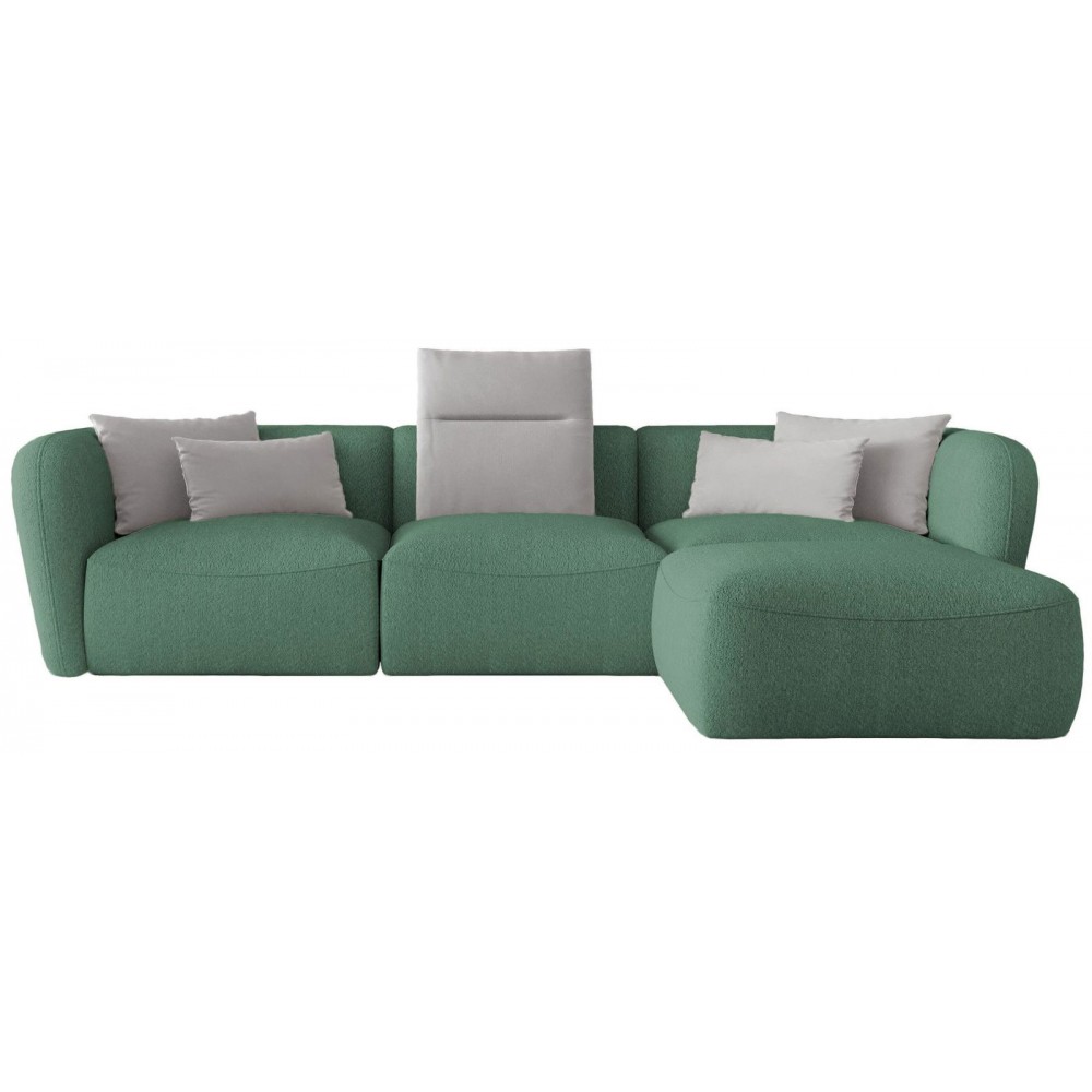 Γωνιακός καναπές Canada Mini-Prasino-Δεξιά