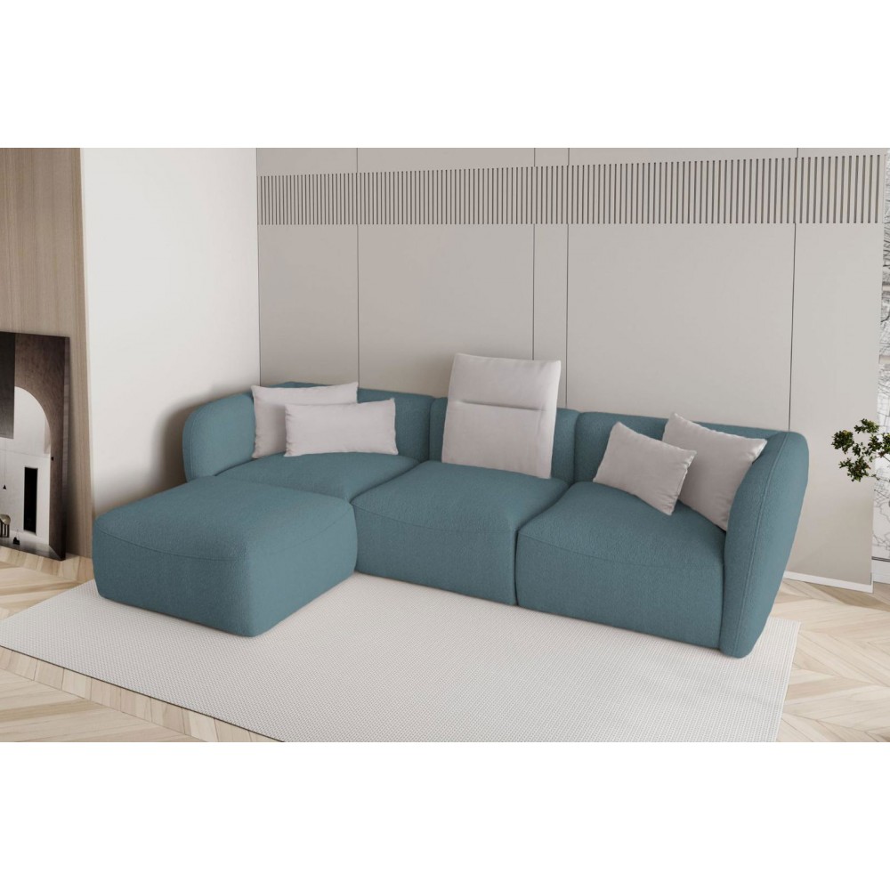 Γωνιακός καναπές Canada Mini-Galazio-Αριστερή