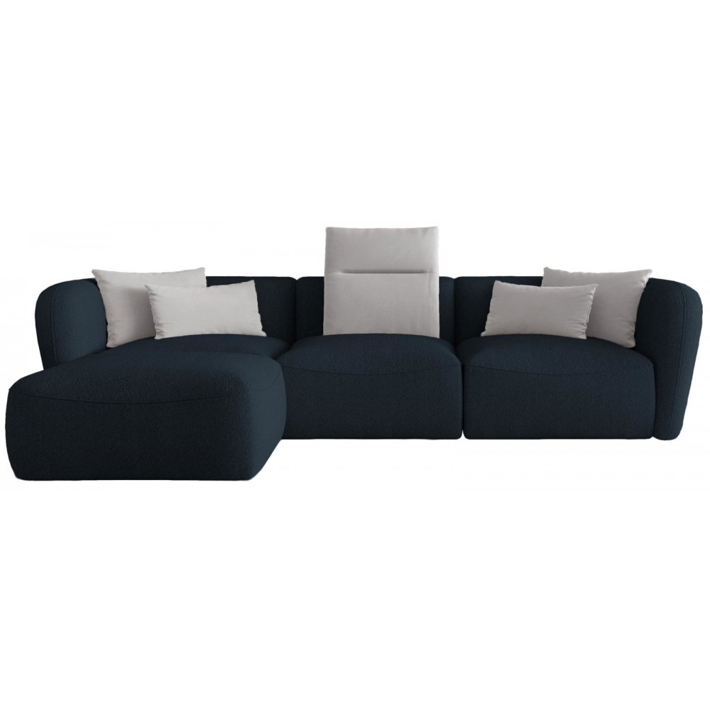 Γωνιακός καναπές Canada Mini-Mple Skouro-Αριστερή